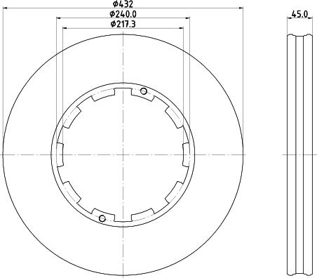 DON CVD585 - Brake Disc car-mod.net