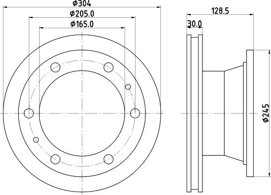 DON CVD532 - Brake Disc car-mod.net