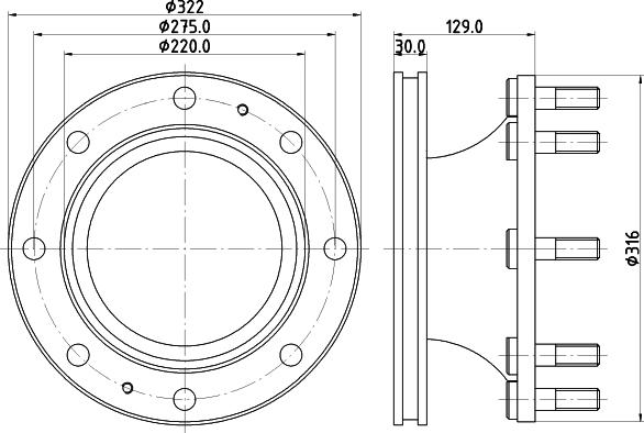 Duron DCR107A - Brake Disc car-mod.net