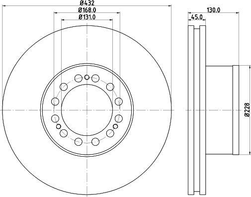 DON CVD579 - Brake Disc car-mod.net