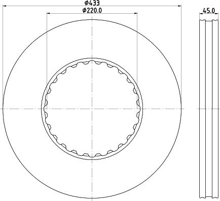 E.T.F. 19-0271 - Brake Disc car-mod.net