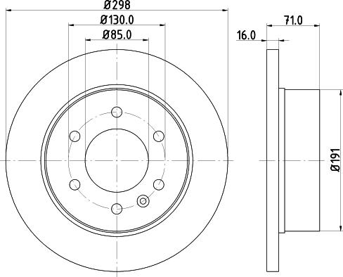 DON PCD18332 - Brake Disc car-mod.net