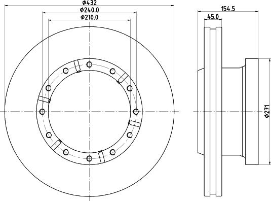 DON CVD668 - Brake Disc car-mod.net