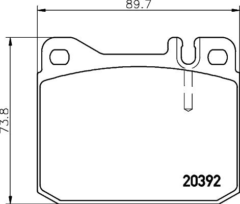 DON CVP069 - Brake Pad Set, disc brake car-mod.net