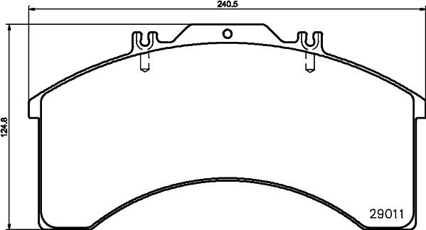 DON CVP015 - Brake Pad Set, disc brake car-mod.net