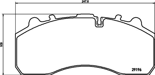DON CVP083K - Brake Pad Set, disc brake car-mod.net