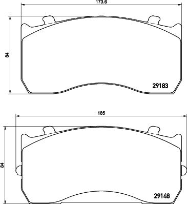 DON CVP035K - Brake Pad Set, disc brake car-mod.net