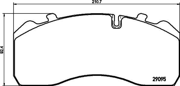DON CVP036K - Brake Pad Set, disc brake car-mod.net
