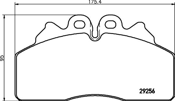 DON CVP106K - Brake Pad Set, disc brake car-mod.net