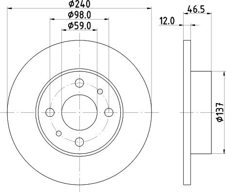 DON PCD16302 - Brake Disc car-mod.net