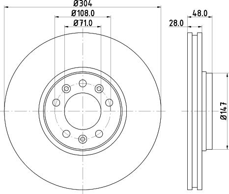 DON PCD10941 - Brake Disc car-mod.net