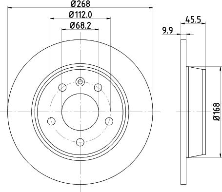 DON PCD10402 - Brake Disc car-mod.net