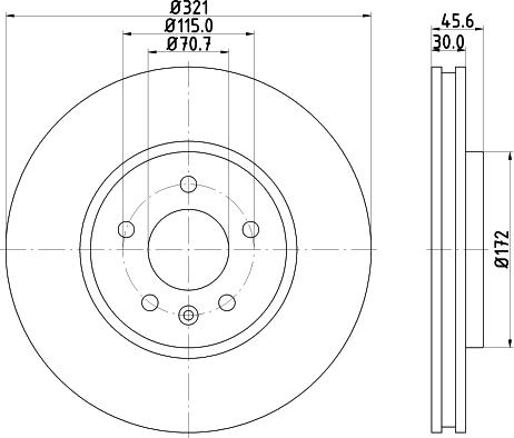 DON PCD12591 - Brake Disc car-mod.net