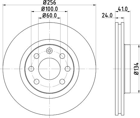 DON PCD12202 - Brake Disc car-mod.net