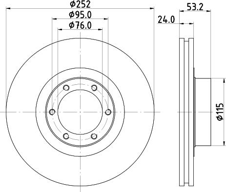 DON PCD17902 - Brake Disc car-mod.net