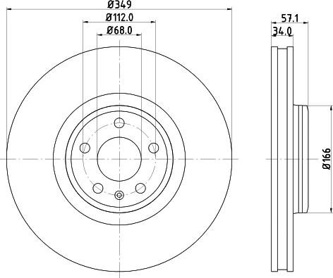 DON PCD21891 - Brake Disc car-mod.net