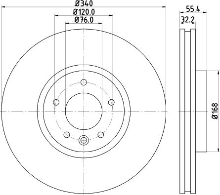 DON PCD21371 - Brake Disc car-mod.net