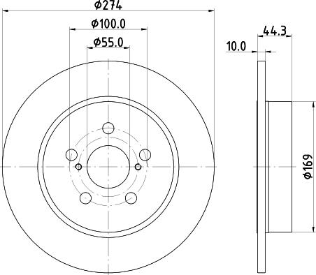 DON PCD22192 - Brake Disc car-mod.net