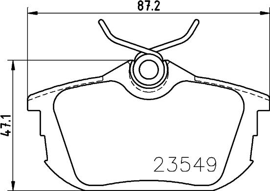 DON PCP1111 - Brake Pad Set, disc brake car-mod.net