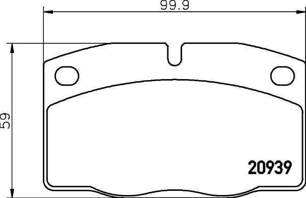 DON PCP1174 - Brake Pad Set, disc brake car-mod.net