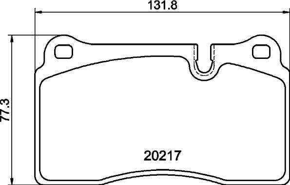 DON PCP2181 - Brake Pad Set, disc brake car-mod.net