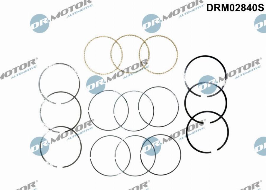 Dr.Motor Automotive DRM02840S - Piston Ring Kit car-mod.net