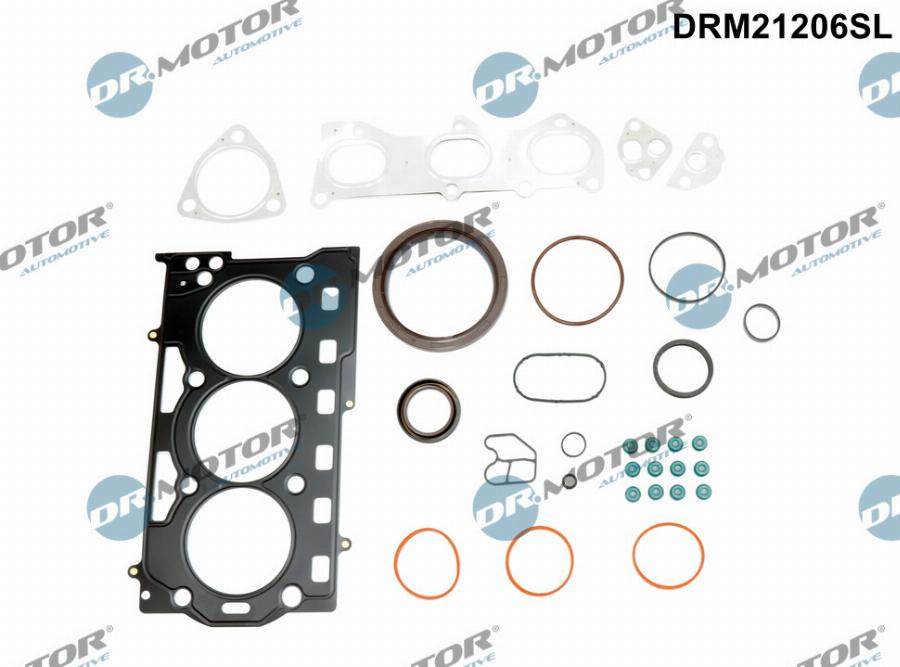 Dr.Motor Automotive DRM21206SL - Full Gasket Set, engine car-mod.net