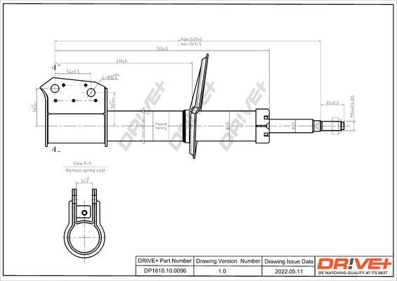 Dr!ve+ DP1610.10.0096 - Shock Absorber car-mod.net