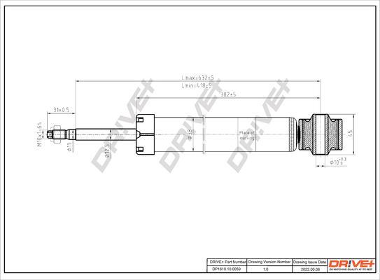 Dr!ve+ DP1610.10.0059 - Shock Absorber car-mod.net