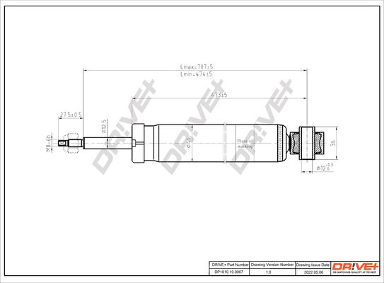 Dr!ve+ DP1610.10.0067 - Shock Absorber car-mod.net