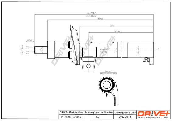 Dr!ve+ DP1610.10.0017 - Shock Absorber car-mod.net