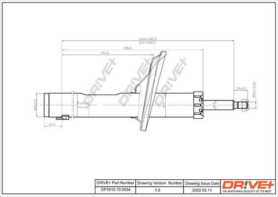 Dr!ve+ DP1610.10.0034 - Shock Absorber car-mod.net