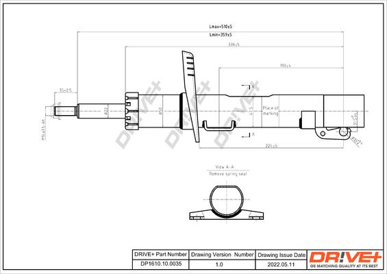 Dr!ve+ DP1610.10.0035 - Shock Absorber car-mod.net