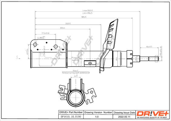 Dr!ve+ DP1610.10.0190 - Shock Absorber car-mod.net