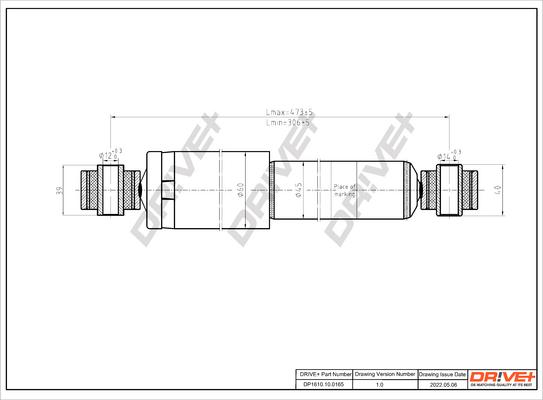 Dr!ve+ DP1610.10.0165 - Shock Absorber car-mod.net