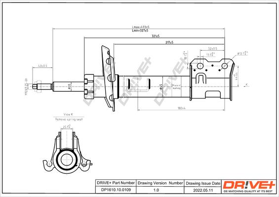 Dr!ve+ DP1610.10.0109 - Shock Absorber car-mod.net