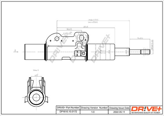 Dr!ve+ DP1610.10.0172 - Shock Absorber car-mod.net