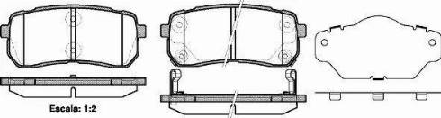 Dr!ve+ DP1010.10.0146 - Brake Pad Set, disc brake car-mod.net