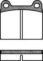 4U Autoparts 37720VL - Brake Pad Set, disc brake car-mod.net