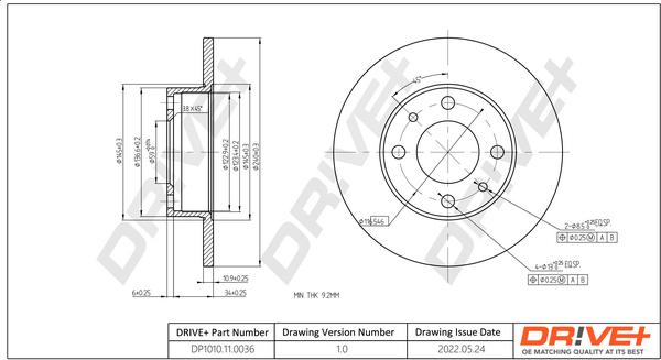 ABEX W 0417 - Brake Disc car-mod.net