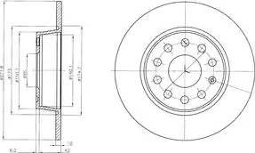 Dr!ve+ DP1010.11.0318 - Brake Disc car-mod.net