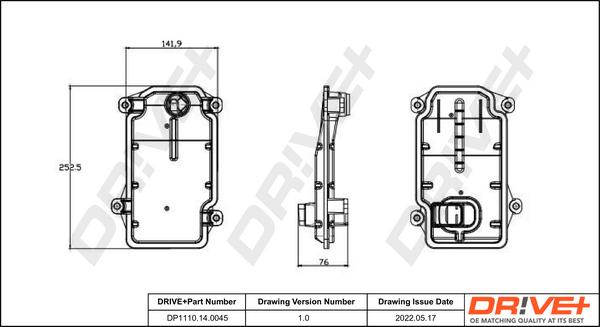 Dr!ve+ DP1110.14.0045 - Hydraulic Filter, automatic transmission car-mod.net