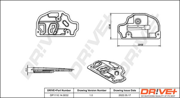Dr!ve+ DP1110.14.0032 - Hydraulic Filter, automatic transmission car-mod.net
