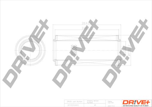 Dr!ve+ DP1110.10.0010 - Engine Air Filter car-mod.net