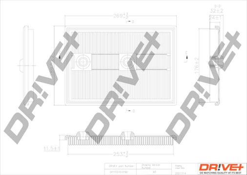 Dr!ve+ DP1110.10.0190 - Engine Air Filter car-mod.net