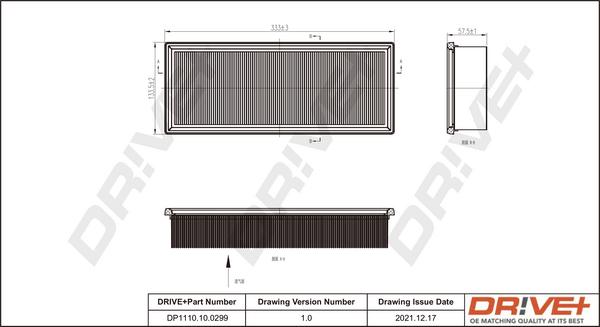 Dr!ve+ DP1110.10.0299 - Engine Air Filter car-mod.net