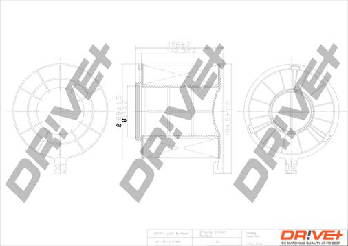 Dr!ve+ DP1110.10.0266 - Engine Air Filter car-mod.net