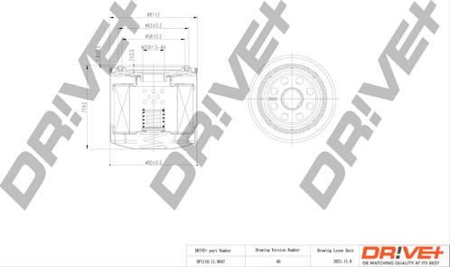 Dr!ve+ DP1110.11.0047 - Oil Filter car-mod.net