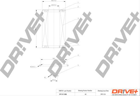Dr!ve+ DP1110.11.0059 - Oil Filter car-mod.net