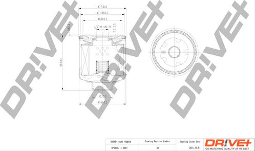 Dr!ve+ DP1110.11.0057 - Oil Filter car-mod.net